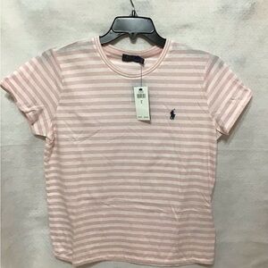 Ralph Lauren Pink Striped T-Shirt